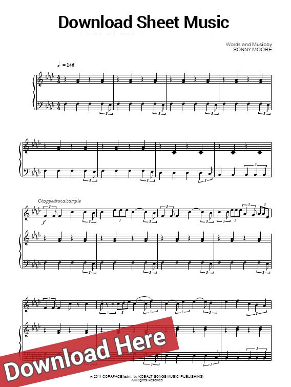 free piano sheet music beautiful akon