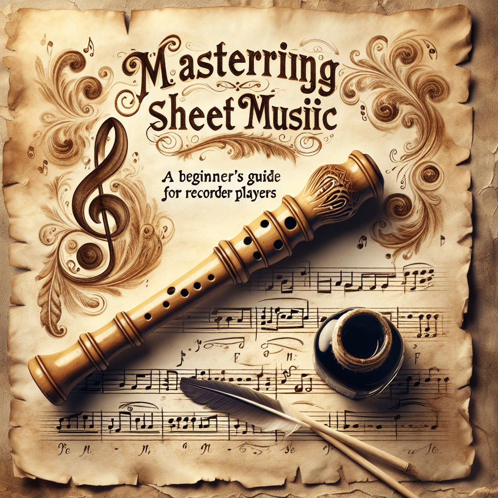 Mastering Sheet Music: A Beginner's Guide for Recorder Players