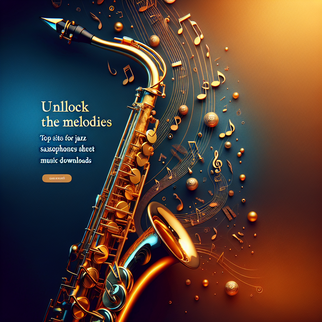 Unlock the Melodies: Top Sites for Jazz Saxophone Sheet Music Downloads